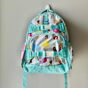 Pottery Barn Kids Mackenzie Aqua Disney Princess Small backpack fits  43”-49”